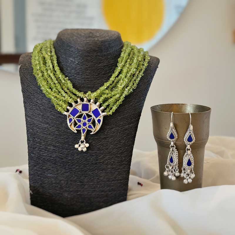 Harita Raag Green Boho Set