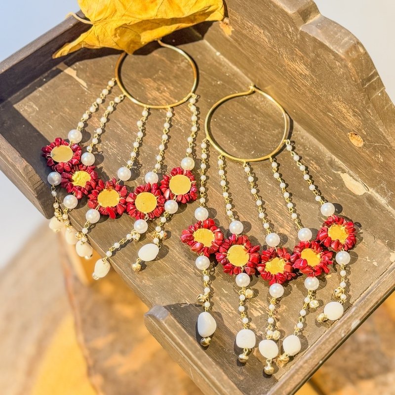 Classic Indian Bridal Kaleera with Danglers