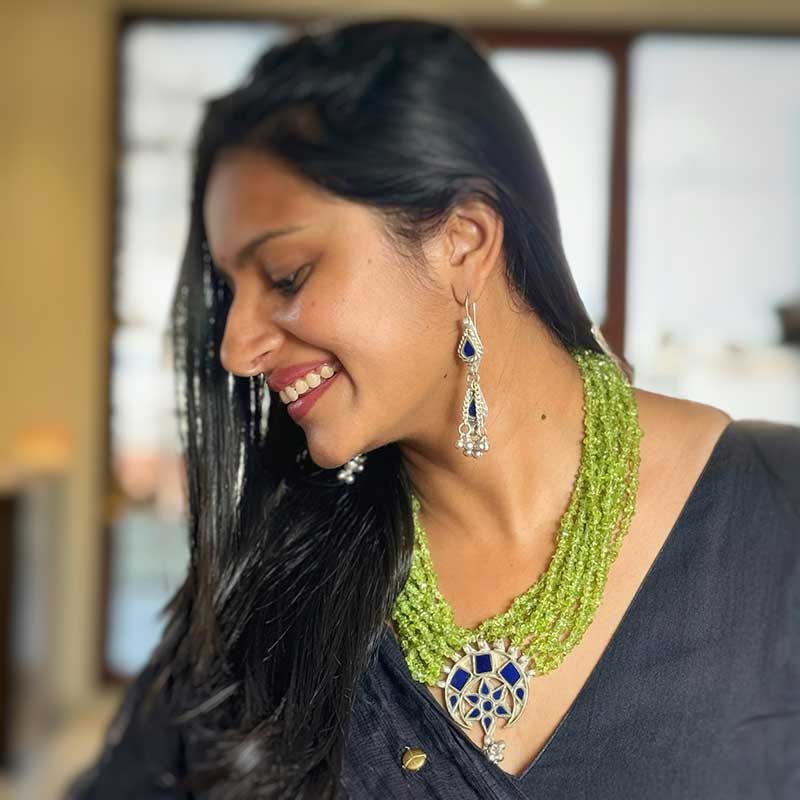 Harita Raag Green Boho Set